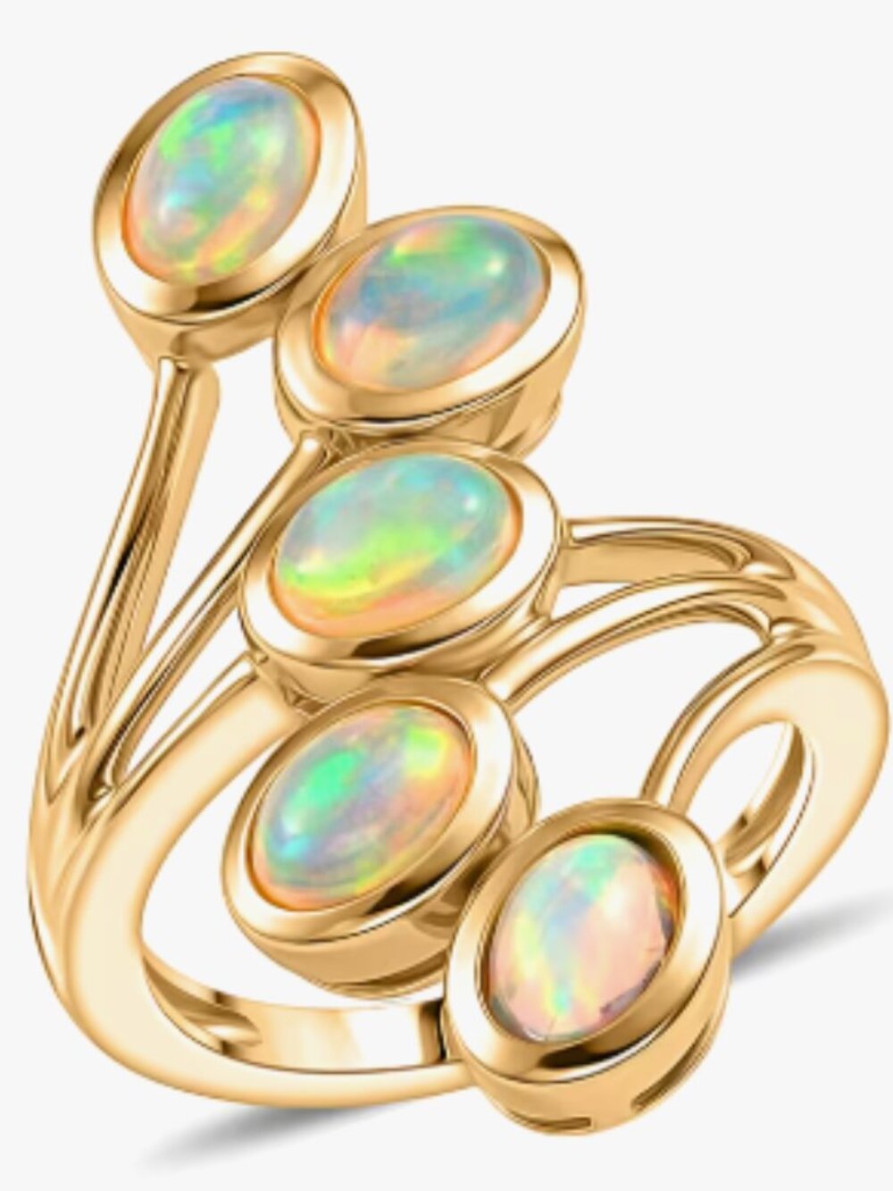 Ethiopian Opal (Genuine with Cert. Card) Size 5.5